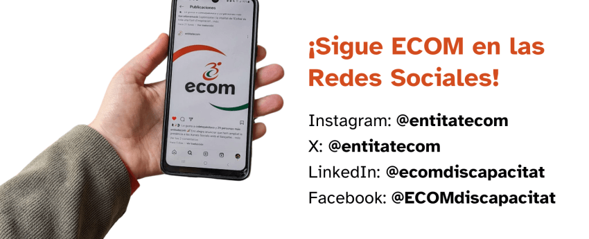 Sigue ECOM en las redes sociales