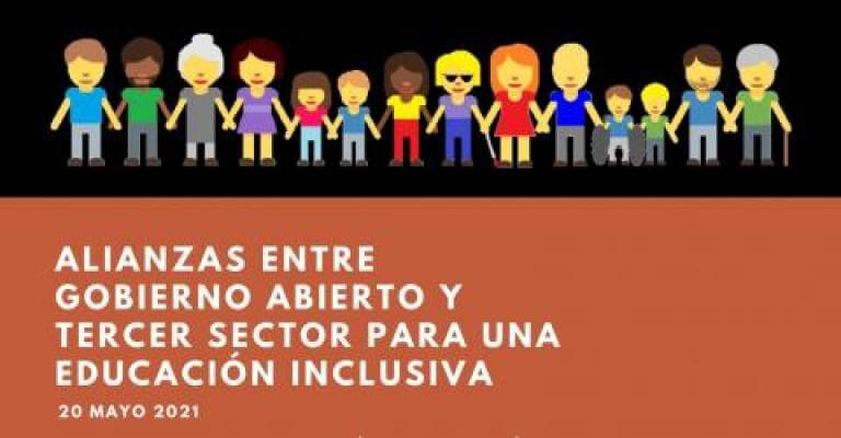 Cartel de la jornada: Alianzas entre Gobierno Abierto y Tercer Sector para una Educación Inclusiva
