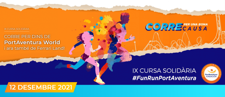 Corre per una bona causa: IX Cursa solidària Fun Run PortAventura 12 de desembre 2021			