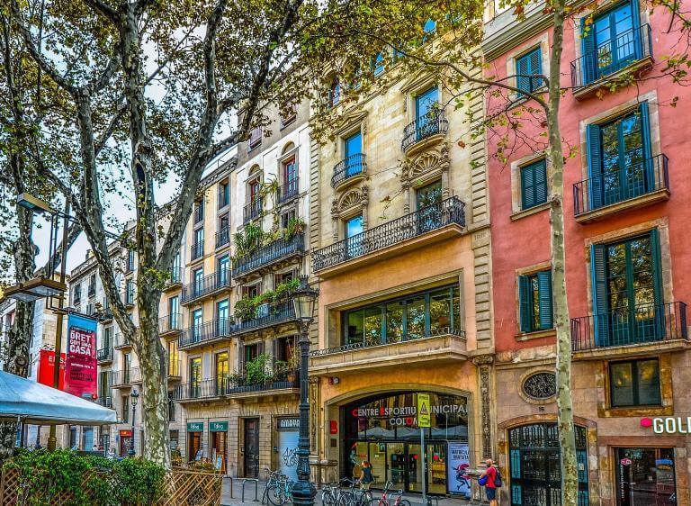 Imatge d'un carrer de Barcelona