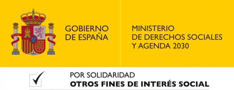 Logotipo Ministerio Derechos Sociales y Agenda 2030 - Otros fines de interés social