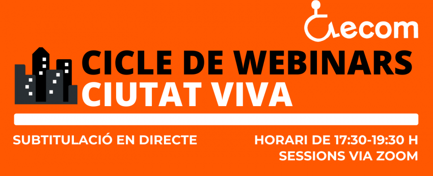 imatge del cartell del cicle de webinars