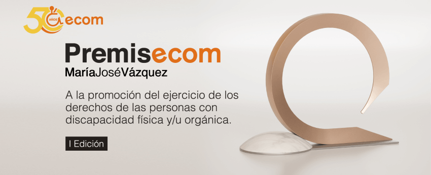 Imagen del cartel de los Premios ECOM. La misma información en el texto de la pàgina.