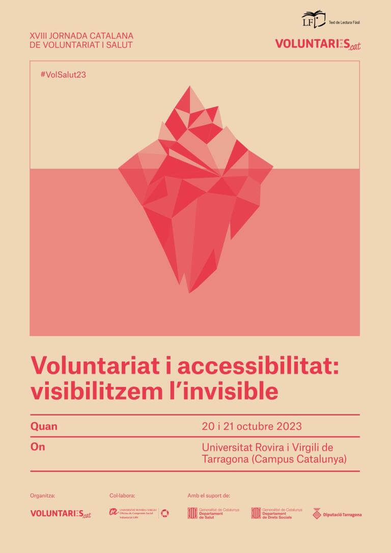 Cartell XVIII Jornada Catalana de Voluntariat i Salut