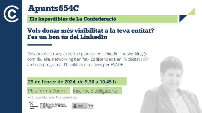 Flyer Formació fes un bon us de LinkedIn