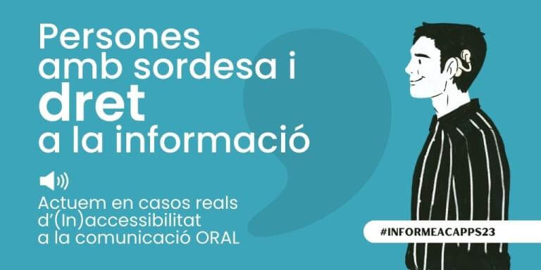 Flyer_presentación informe (in)accessibilidad 2023 de ACAPPS.