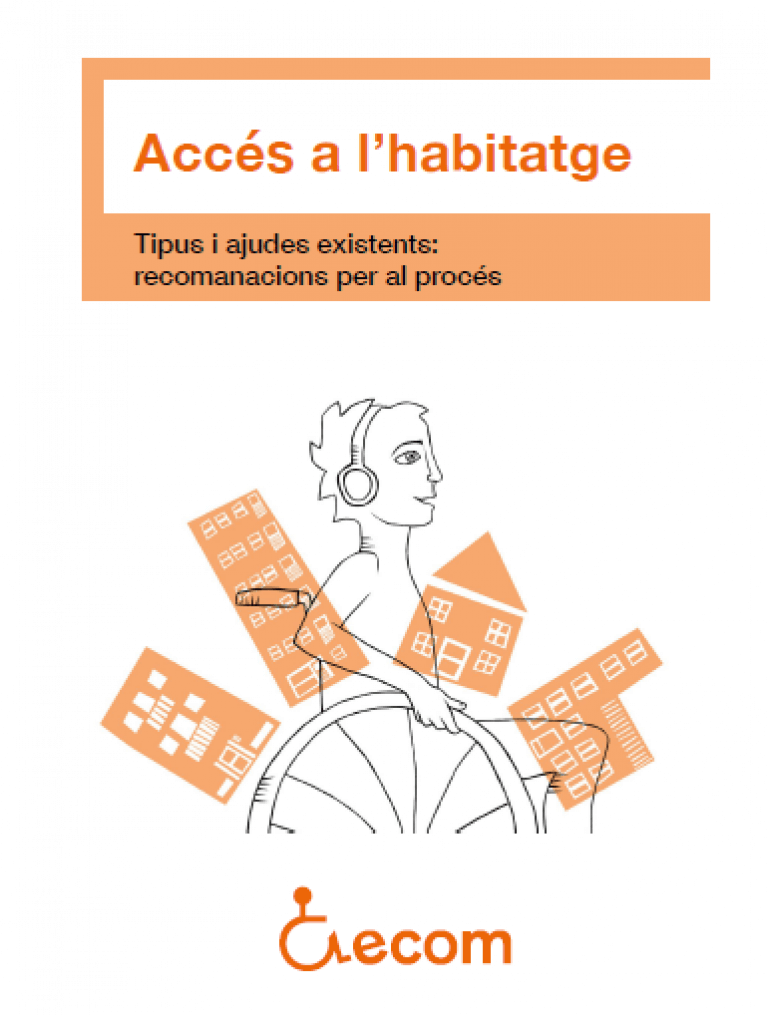 Portada de la guia Accés a l'habitatge, tipus i ajudes