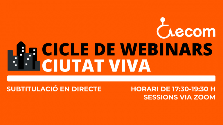 imatge del cartell del cicle de webinars