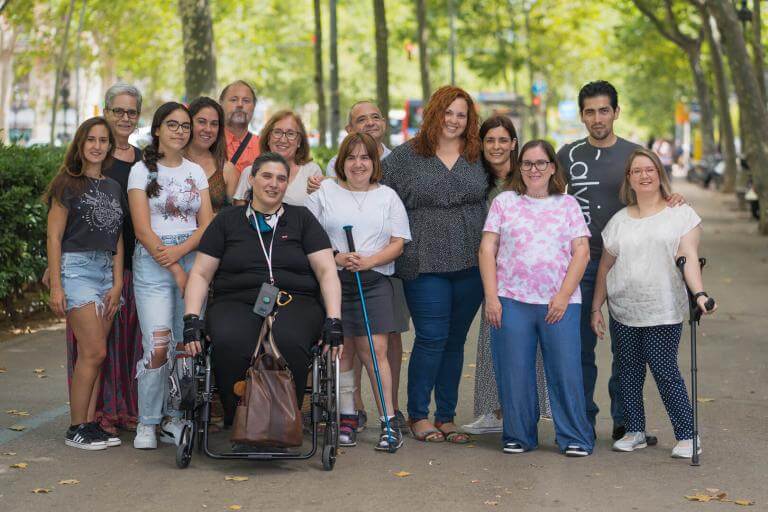 Fotografia dels integrants de l'equip de voluntariat d'ECOM