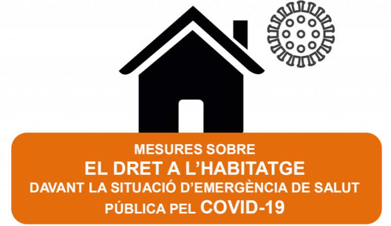 Iconos d'una casa i un coronavirus