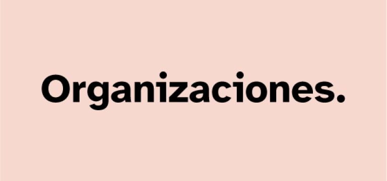 Organizaciones.